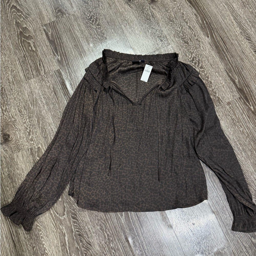 GAP Leopard Print Women's Blouse